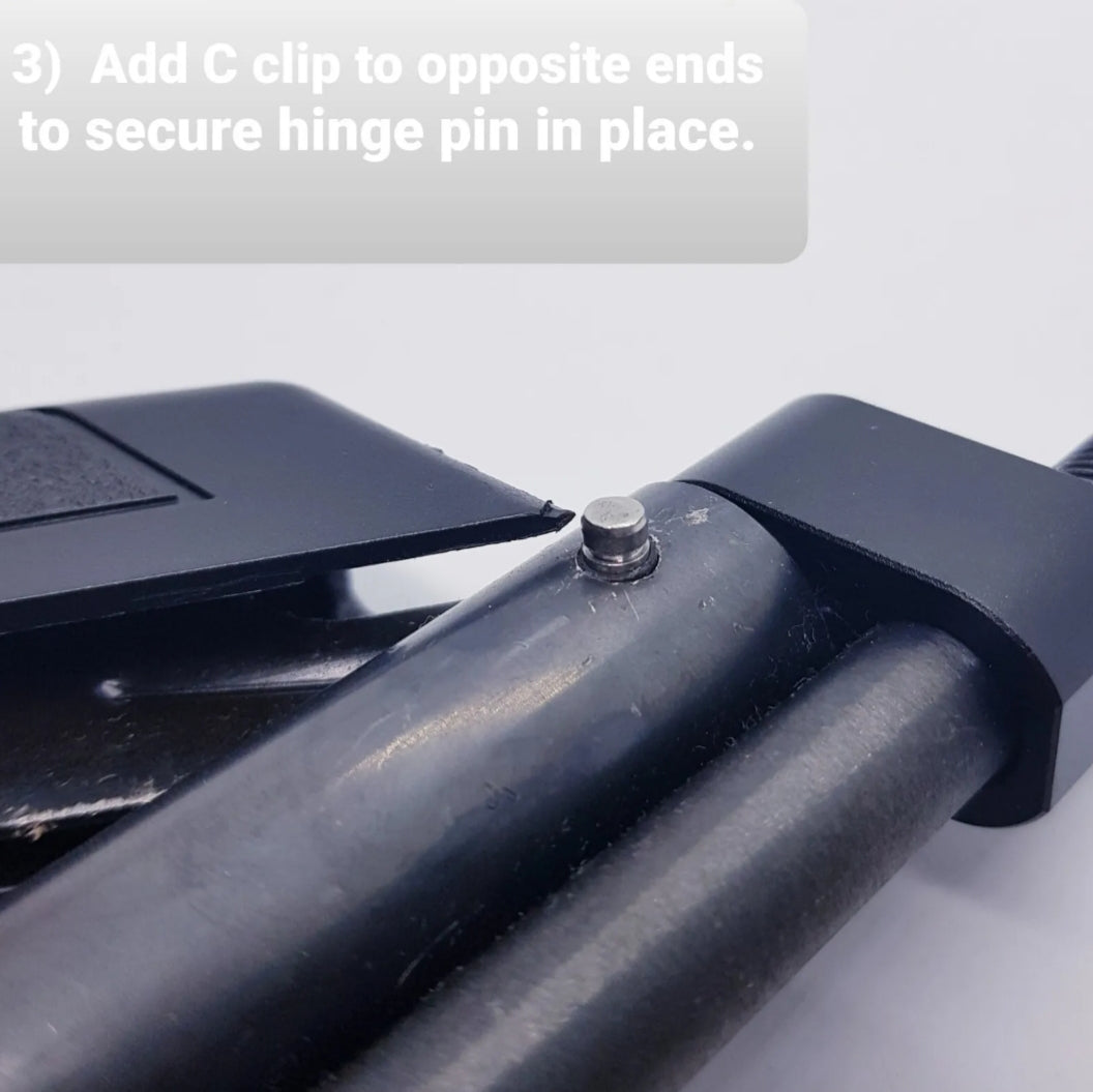 Upgraded hinge pin with C clips, suitable for the Crosman 1377