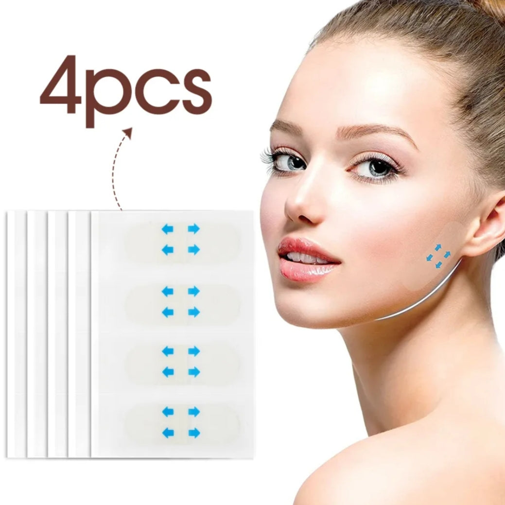 80PC Set Face Lift Stickers Instant Face Neck and Eye V Shape Tape Anti Wrinkle