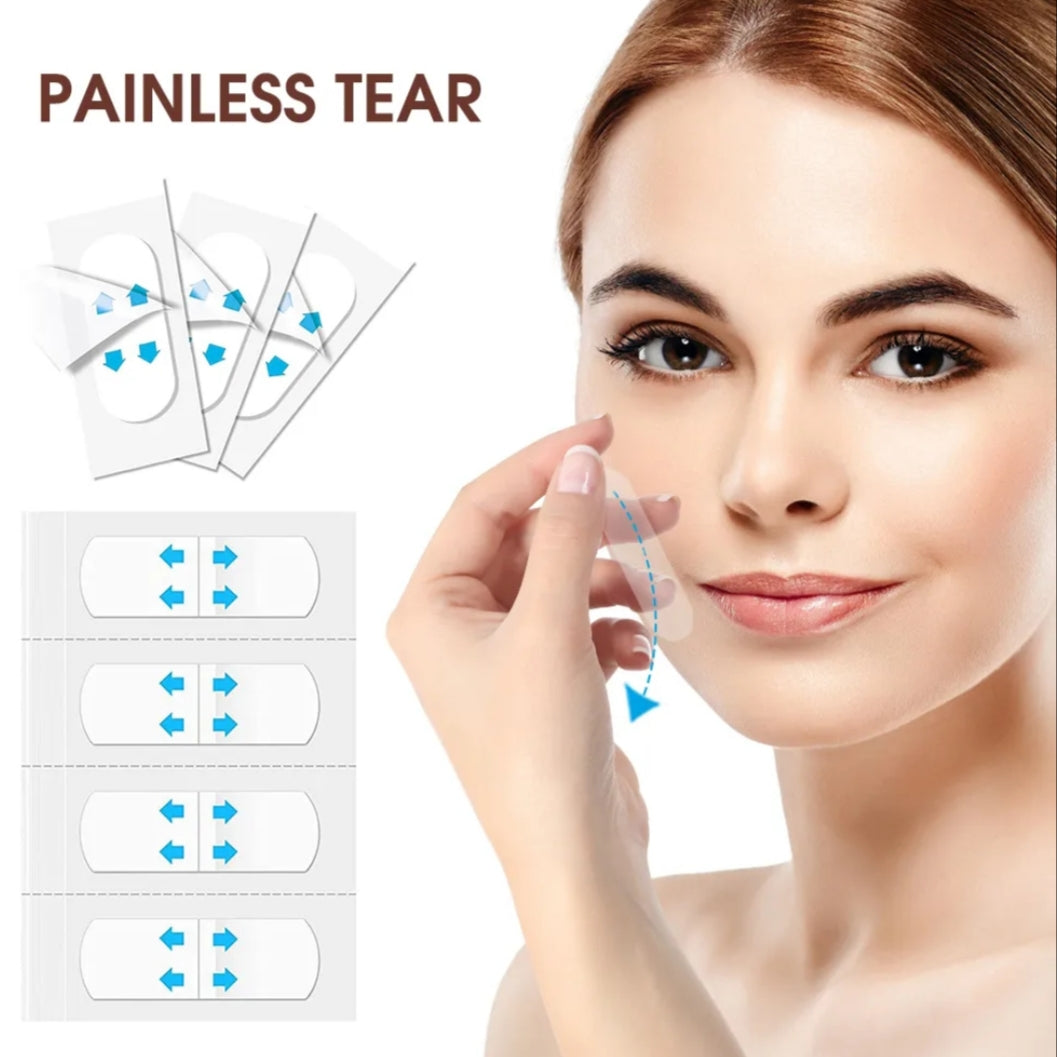 80PC Set Face Lift Stickers Instant Face Neck and Eye V Shape Tape Anti Wrinkle